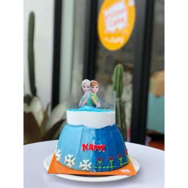 CAKE KARAKTER AMBYAR NEW FROZEN ANA ELSA