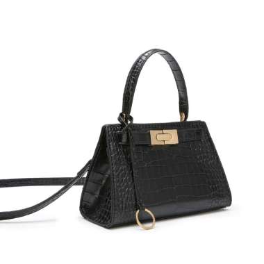PREMIUM Tas Selempang Wanita Import Croco Sling Bag Terbaru Hand Bag Mewah Simple Elegan Kekinian Or
