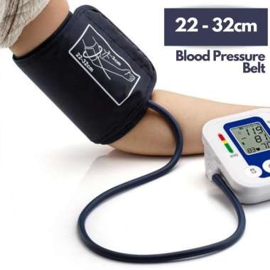 BOXYM Manset Tensimeter Dewasa Cuff Sphygmomanometer B02 Alat Tensi Darah Continuous Glucose Continous Mesin Pengukur Ukur Kalibrasi Tekanan Gula D IH Hitam+22-32cm