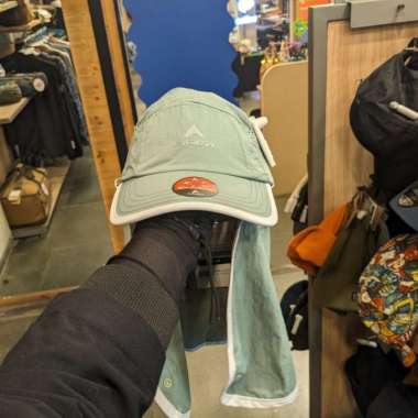 EIGER TOPI WANITA SERIES VOLGA SUN RUNNER CAP - GREEN M