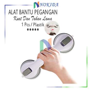 Nokida Helping Handle / Alat Bantu Pegangan Kamar Mandi / Pegangan Tangan Safety Bahan Plastik 1 Pcs