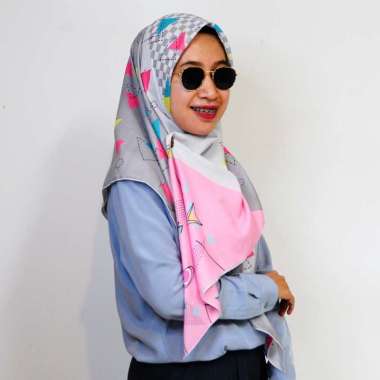 GRG HIJAB THREEREY MARWAH - Hijab kerudung segi empat MARWAH TX81001ABM