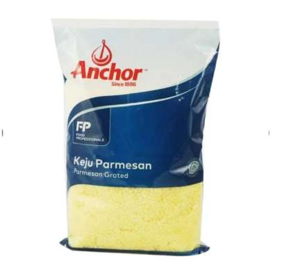 ANCHOR Grated Keju Parmesan Cheese Powder Bubuk Parmesan 100 GR Repack