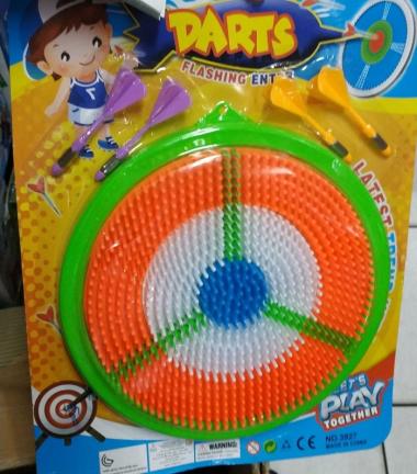 Mainan anak lempar panah dart rubber karet darts gantung panahan