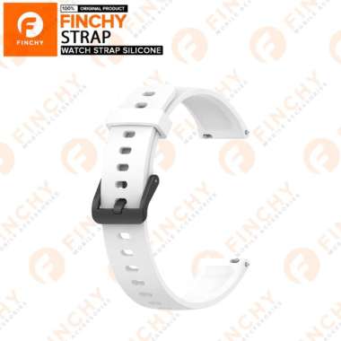 Finchy Silicone Strap Mibro GS Replacement Rubber Wristband Tali Smartwatch White