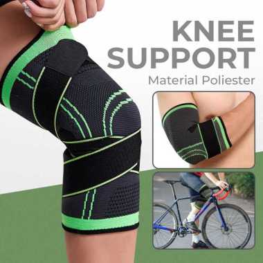 SOSPORT Pelindung Lutut Knee Support Compression Sport Fitness M