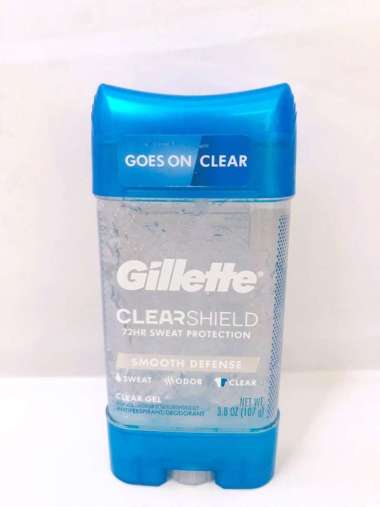 Gillette Antipersipirantt Deodorant for Smooth Defense Goes On Clear 107g