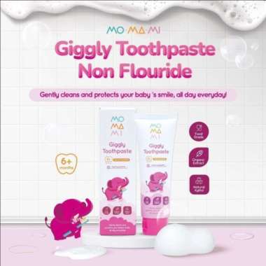 MOMAMI Giggly Toothpaste 6+m NON-FLUORIDE