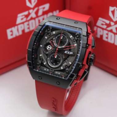 EXPEDITION E6782 BLACK RED PRIA. GARANSI RESMI 1TAHUN