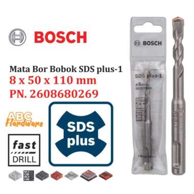 BOSCH Hammer drill bit SDS plus-1 Mata Bor Bobok 8 mm
