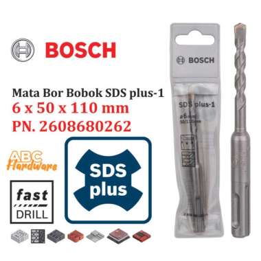 BOSCH Hammer drill bit SDS plus-1 Mata Bor Bobok 6 mm