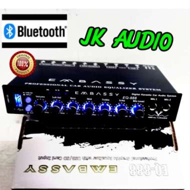 Pre Amp Parametrik With Bluetooth Embassy EQ 888 Parametrik Equalizer