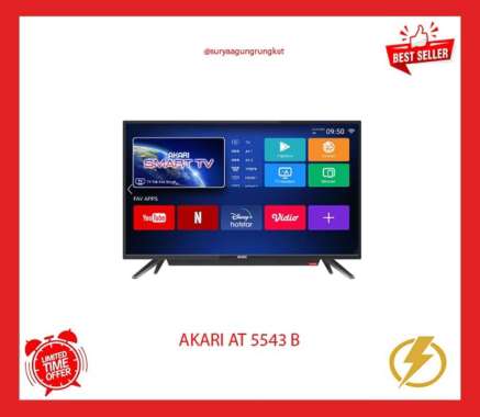LED TV SMART ANDROID AKARI 43 INCH AT - 5543 B