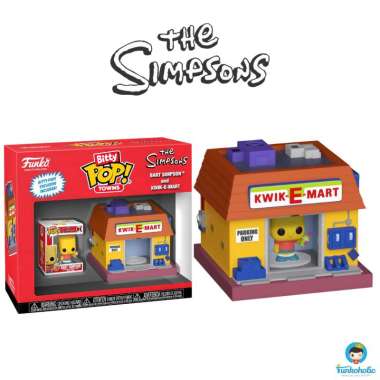 Funko Bitty POP! Bitty Town: Simpsons - Bart Simpson y Kwik-E-Mart