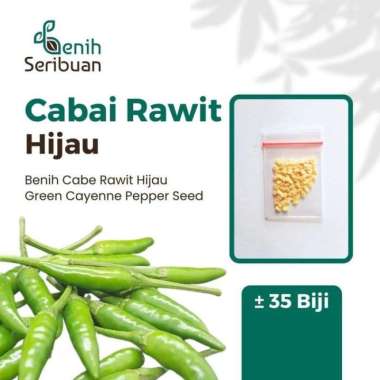 35 Biji Benih Cabe Rawit Hijau Bibit Sayuran Cabai Tanaman Sayur