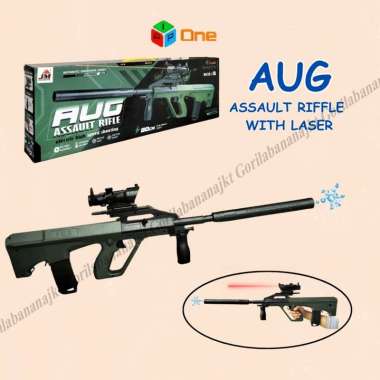 Mainan tembakan AUG Assault rifle WGG watergel otomatis dan manual