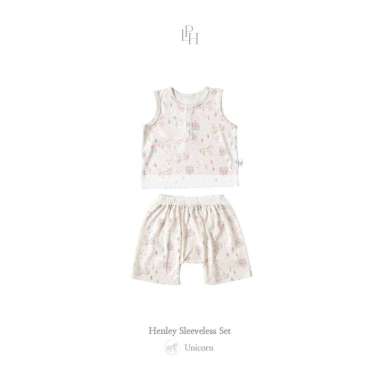 Little Palmerhaus Little Wear Henley Sleeveless Set 32.0 6-12 bulan Unicorn