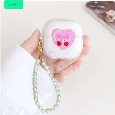 Softcase For HUAWEI Freebuds 2 SE/Buds i5 i6 Pelindung Case Berkarakter Lucu + Gantungan Cherry Muti