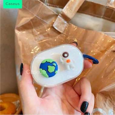 Softcase For HUAWEI Freebuds 2 SE/Buds i5 i6 Pelindung Case Berkarakter Lucu + Gantungan Astronot Bo