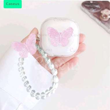 Softcase For HUAWEI Freebuds 2 SE/Buds i5 i6 Pelindung Case Berkarakter Lucu + Gantungan Butterfly P