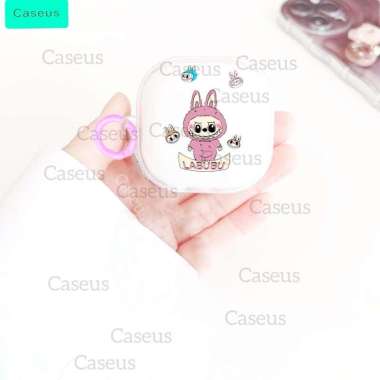 Softcase For HUAWEI Freebuds 2 SE/Buds i5 i6 Pelindung Case Berkarakter Lucu + Gantungan Labubu Pink