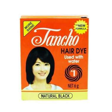 Tancho Powder Hair Dye (Tancho Bubuk) HITAM