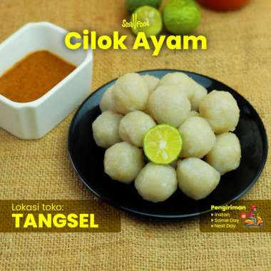 Isi 20 - Cilok Ayam / Cilok Bumbu Kacang / Smallfood Frozen Food