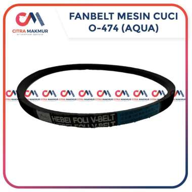 Fanbelt Mesin Cuci 1 Tabung Aqua Sanyo O 474 E O-474 o474e Samsung Vanbelt Fan Fanbel Tali Kipas