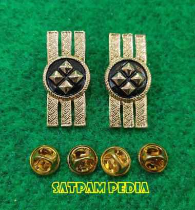 Monogram Kerah PNS Polri Gol 3D - Pin Kerah PNS Polri Gol 3D