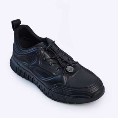 EM98 SEPATU SNEAKER PRIA EVERBEST ORIGINAL SNEAKERS KETS KULIT ASLI ORI ALL FULL BLACK HITAM POLOS