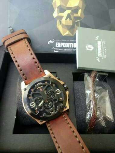 JAM TANGAN PRIA EXPEDITION E6699 ROSEGOLD MURAH ANTI AIR ORIGINAL GARANSI RESMI