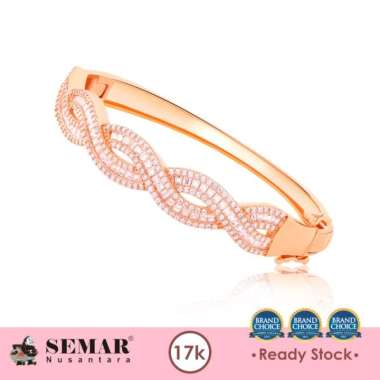 Gelang Emas Crownia Bangle Gold 17K Semar Nusantara