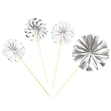 RUMAH KRAVE - Cake Topper Firework Dekorasi Kue Kembang Api Silver