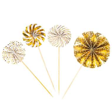 RUMAH KRAVE - Cake Topper Firework Dekorasi Kue Kembang Api Gold