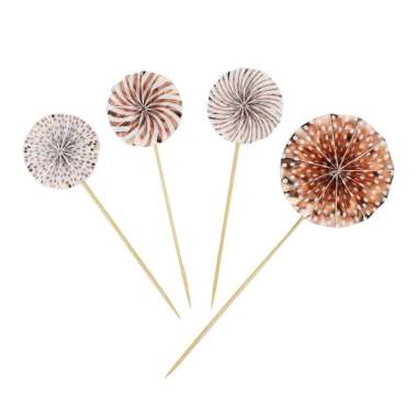 RUMAH KRAVE - Cake Topper Firework Dekorasi Kue Kembang Api Bronze