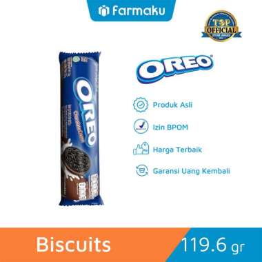 Promo Harga Oreo Biskuit Sandwich Chocolate 133 gr - Blibli
