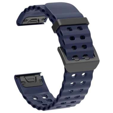 Silicone Strap Garmin Watch Type 22mm 26 mm type 22mm blue