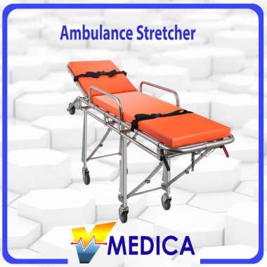 (Instant) Brankar Ambulance Stretcher Stainless / Bed Transfer Pasien