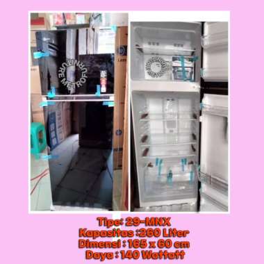 KULKAS POLYTRON 2 PINTU TANPA SALJU KULKAS POLYTRON 2 PINTU 29 MNX FREE ONGKIR SERANG KOTA 29MN