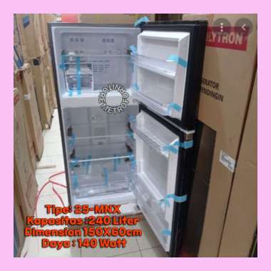 KULKAS POLYTRON 2 PINTU TANPA SALJU KULKAS POLYTRON 2 PINTU 29 MNX FREE ONGKIR SERANG KOTA 25MN