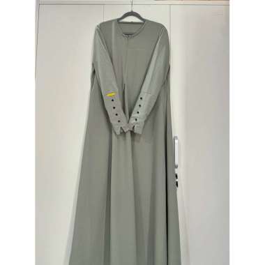 Abaya Arumi Anti UV premium abaya lebaran M ARUMI-ASHGREEN