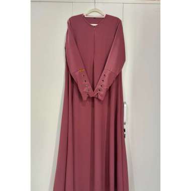 Abaya Arumi Anti UV premium abaya lebaran S ARUMI-APRICOT