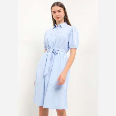 Hush Puppies Dress Wanita Bestari Light Blue S Light Blue