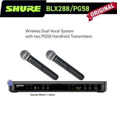 Shure BLX288 Wireless Dual Vocal System