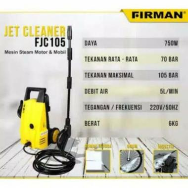 Pompa Air Steam Mobil High Pressure Firman FJC-105 /FJC105 Jet Cleaner