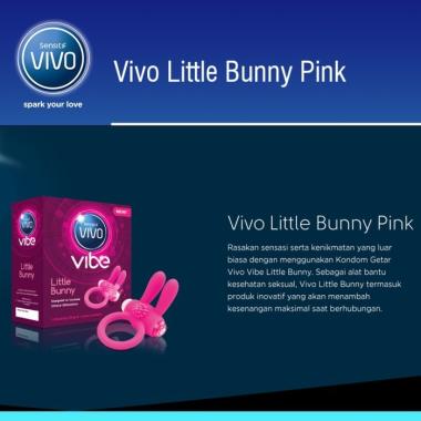 Vivo Vibe Little Bunny - Cincin Cockring Silikon Mr P-Getar Rings