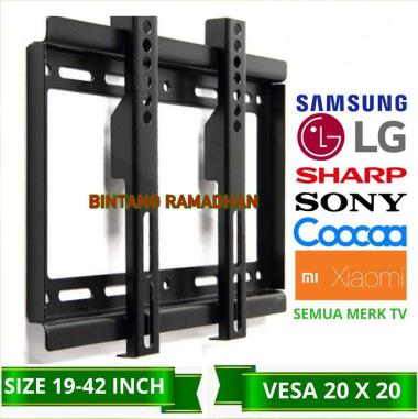 BRACKET TV 19 - 42 INCH / BRAKET TV LED / BREKET TV LED LCD FLAT