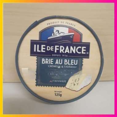 Ile De France Keju Brie Au Bleu Blue Cheese 125 Gr