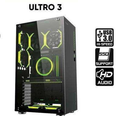 Casing Armaggeddon Ultro 3 Spyder ATX / M-ATX Gaming PC Case