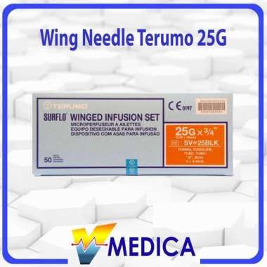 Wing Needle 25g 27g Terumo / Winged Infusion Set 27g